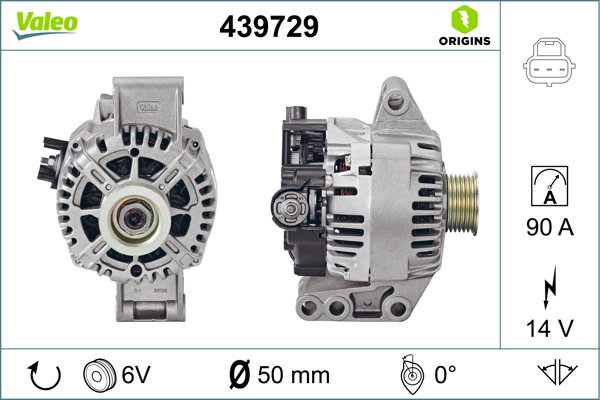 Valeo Alternator/Dynamo 439729