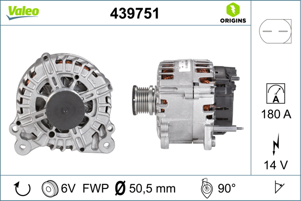 Valeo Alternator/Dynamo 439751