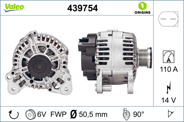 Valeo Alternator/Dynamo 439754