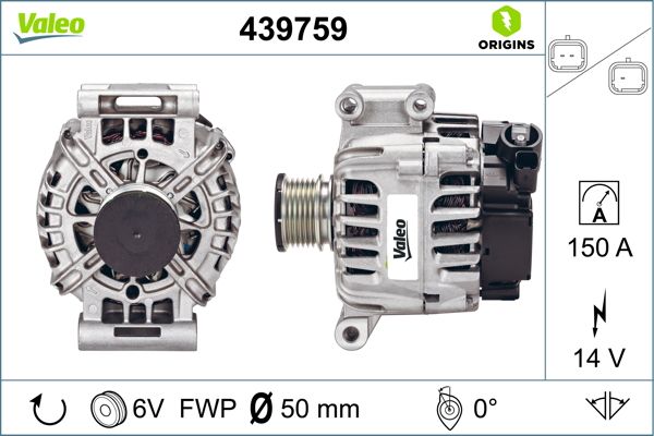 Valeo Alternator/Dynamo 439759