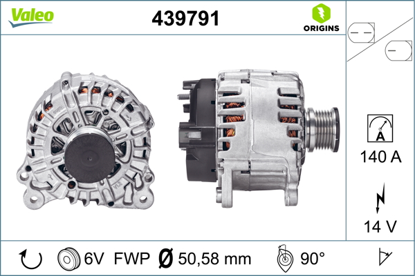 Alternator/Dynamo Valeo 439791