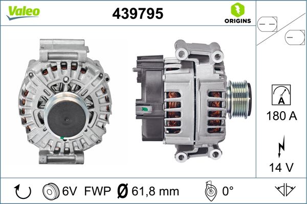 Valeo Alternator/Dynamo 439795