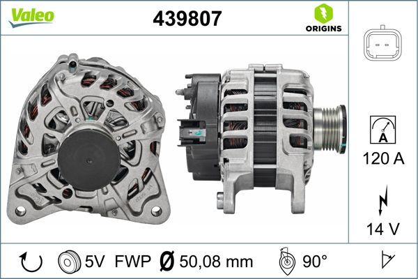 Valeo Alternator/Dynamo 439807
