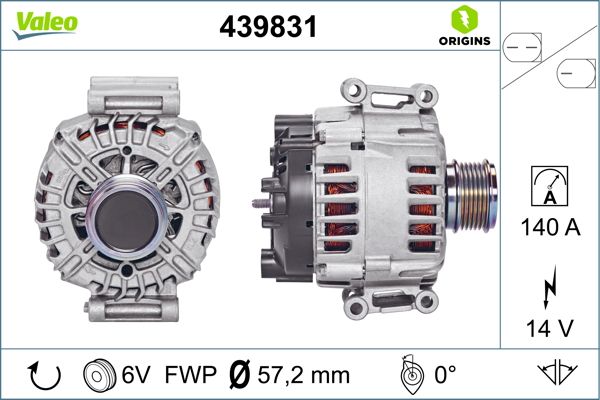 Valeo Alternator/Dynamo 439831