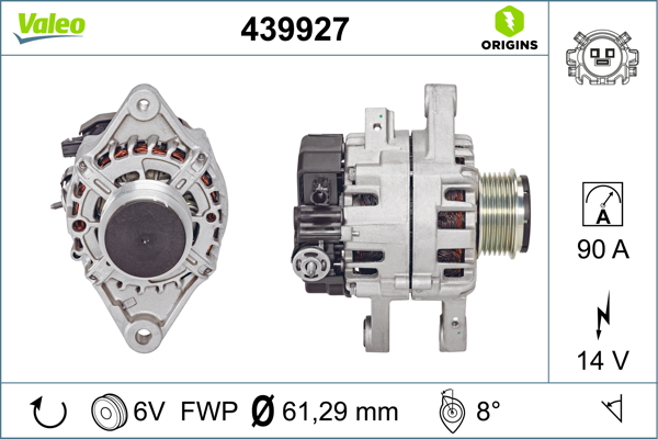 Valeo Alternator/Dynamo 439927