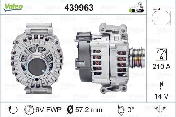 Valeo Alternator/Dynamo 439963