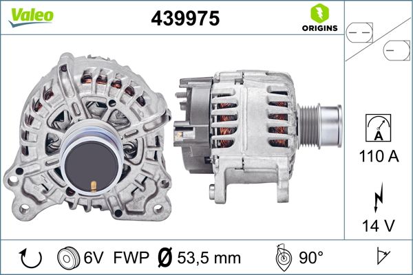 Valeo Alternator/Dynamo 439975