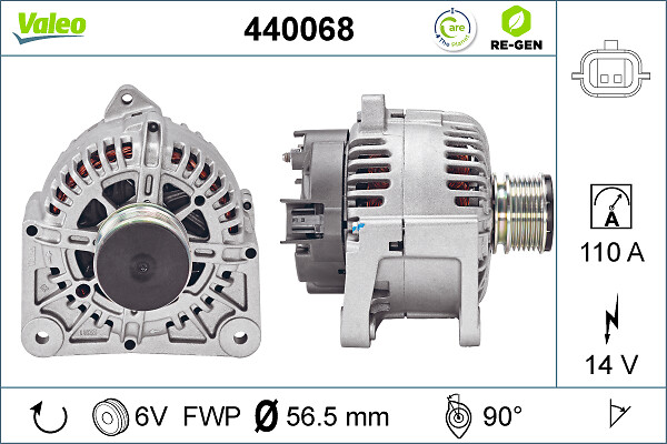 Alternator/Dynamo Valeo 440068