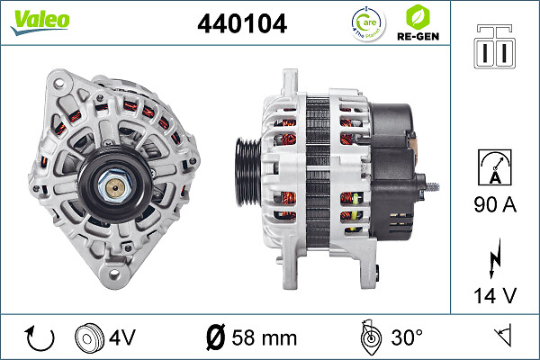 Valeo Alternator/Dynamo 440104