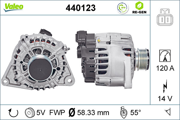 Valeo Alternator/Dynamo 440123