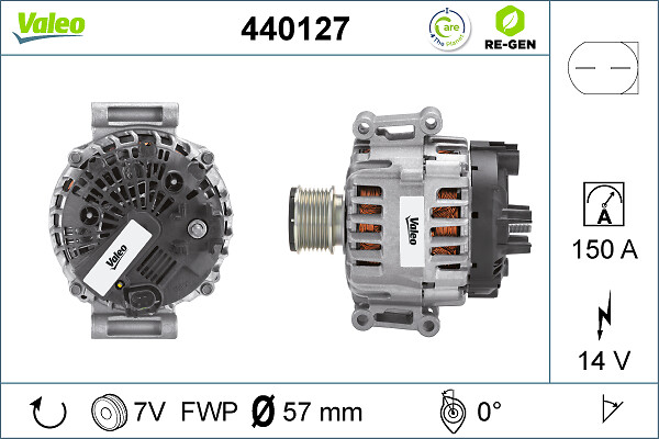Valeo Alternator/Dynamo 440127