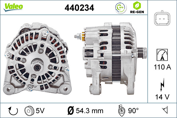 Valeo Alternator/Dynamo 440234