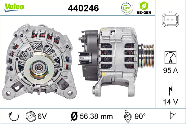 Valeo Alternator/Dynamo 440246