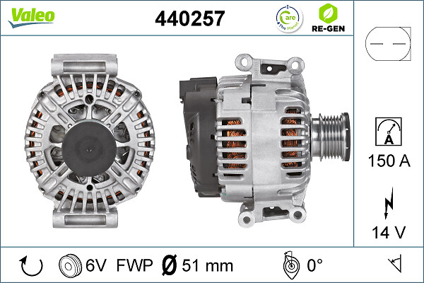 Valeo Alternator/Dynamo 440257