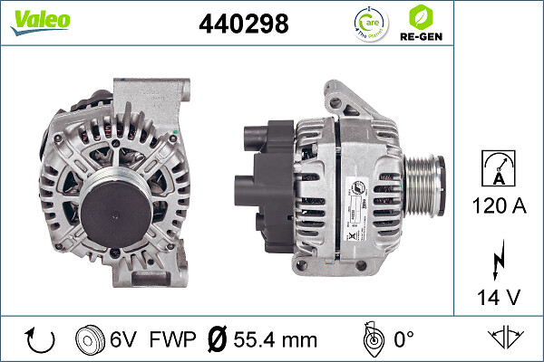 Valeo Alternator/Dynamo 440298