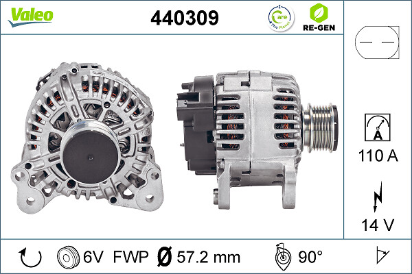 Valeo Alternator/Dynamo 440309