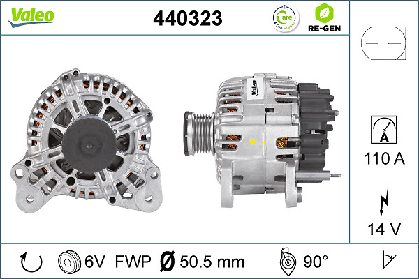 Valeo Alternator/Dynamo 440323