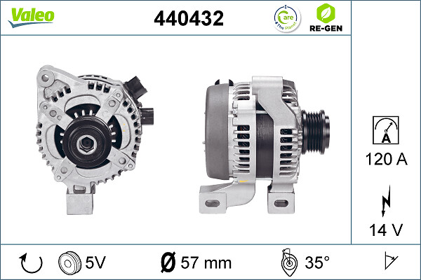 Valeo Alternator/Dynamo 440432