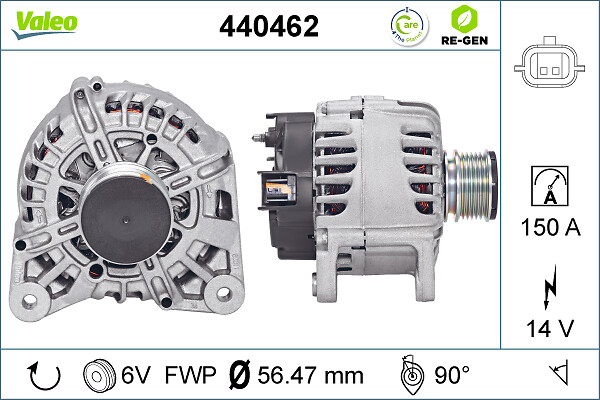 Valeo Alternator/Dynamo 440462