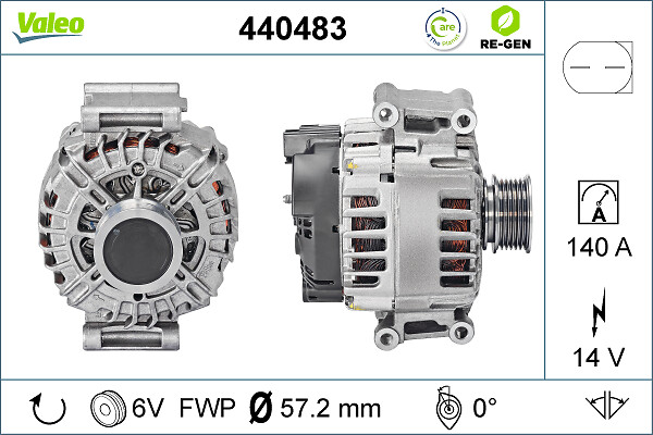 Valeo Alternator/Dynamo 440483