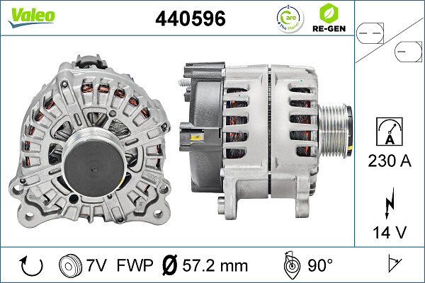 Valeo Alternator/Dynamo 440596