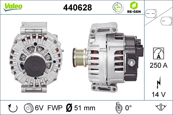 Valeo Alternator/Dynamo 440628