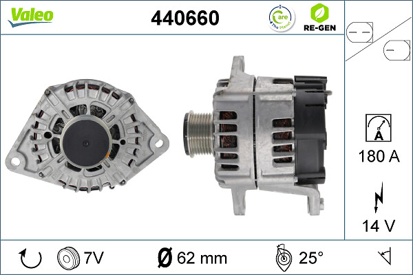 Alternator/Dynamo Valeo 440660