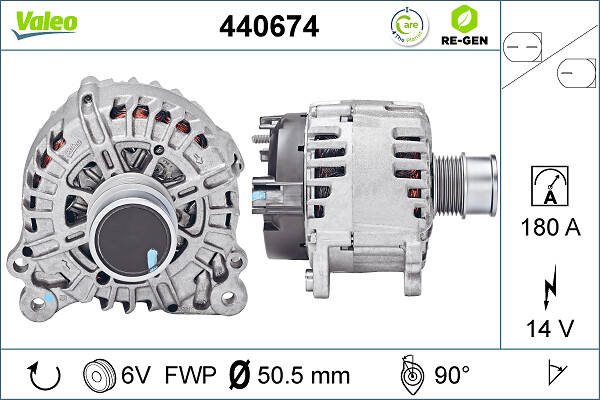 Valeo Alternator/Dynamo 440674