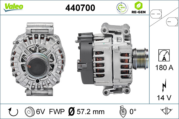 Alternator/Dynamo Valeo 440700