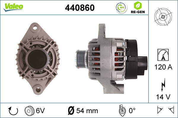 Valeo Alternator/Dynamo 440860
