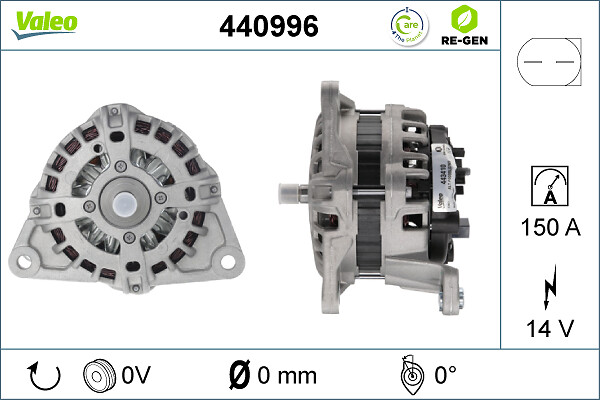 Valeo Alternator/Dynamo 440996