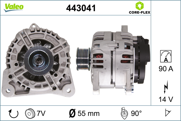 Alternator/Dynamo Valeo 443041