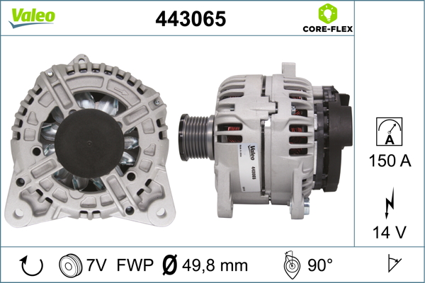 Valeo Alternator/Dynamo 443065