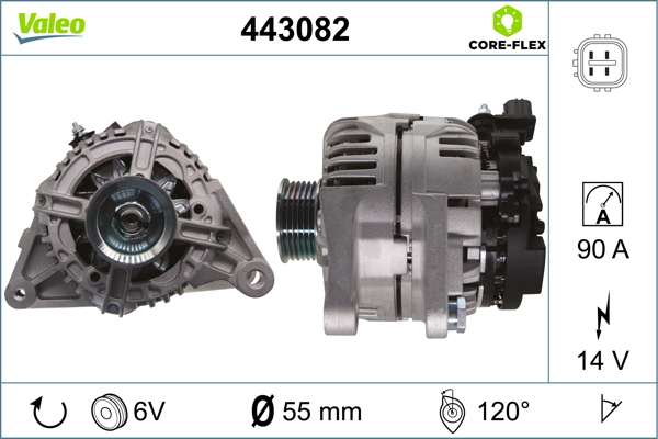 Valeo Alternator/Dynamo 443082