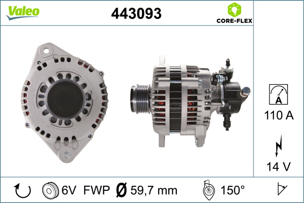 Valeo Alternator/Dynamo 443093