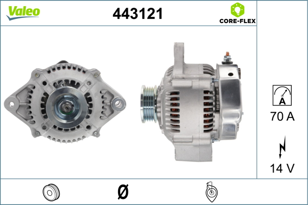 Valeo Alternator/Dynamo 443121