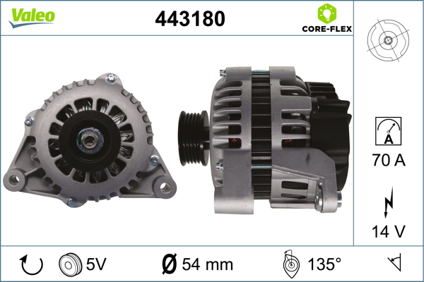 Valeo Alternator/Dynamo 443180