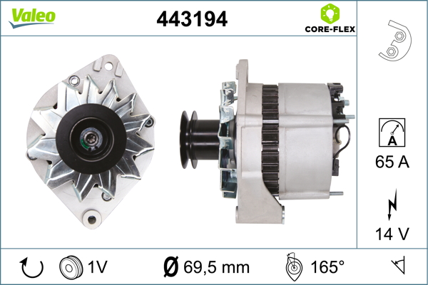 Valeo Alternator/Dynamo 443194