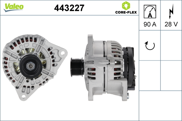 Alternator/Dynamo Valeo 443227