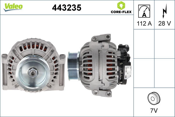 Alternator/Dynamo Valeo 443235