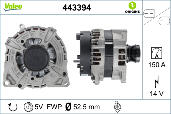 Valeo Alternator/Dynamo 443394