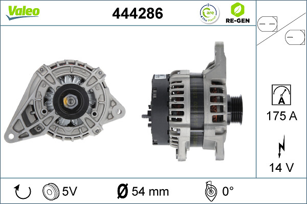 Valeo Alternator/Dynamo 444286