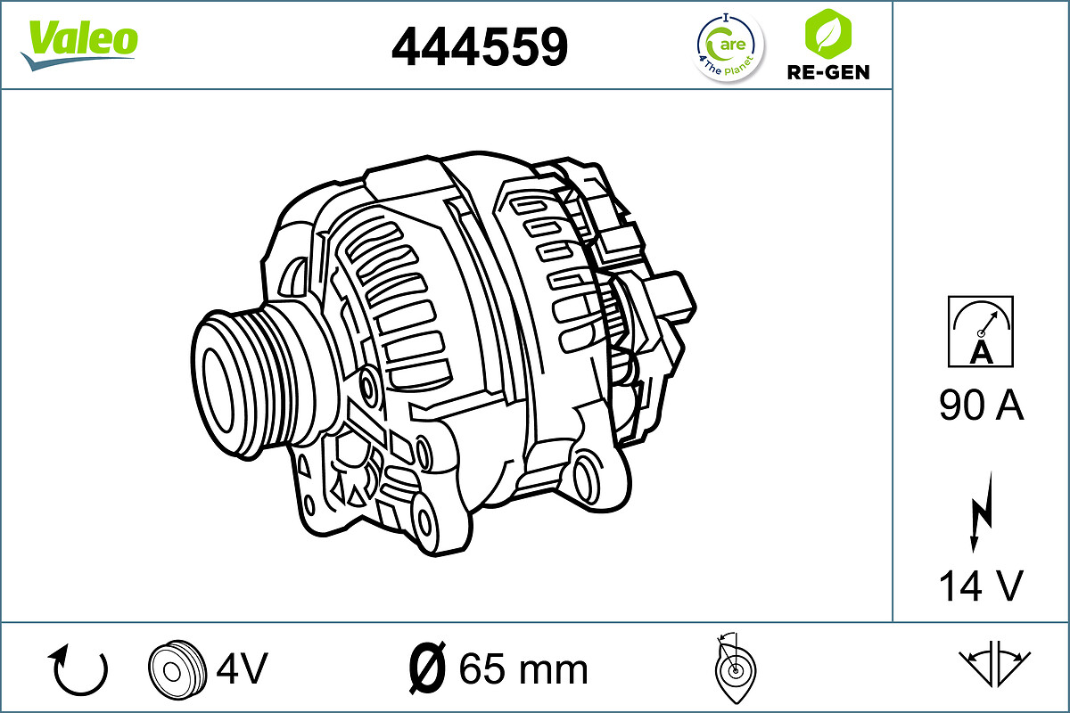 Valeo Alternator/Dynamo 444559