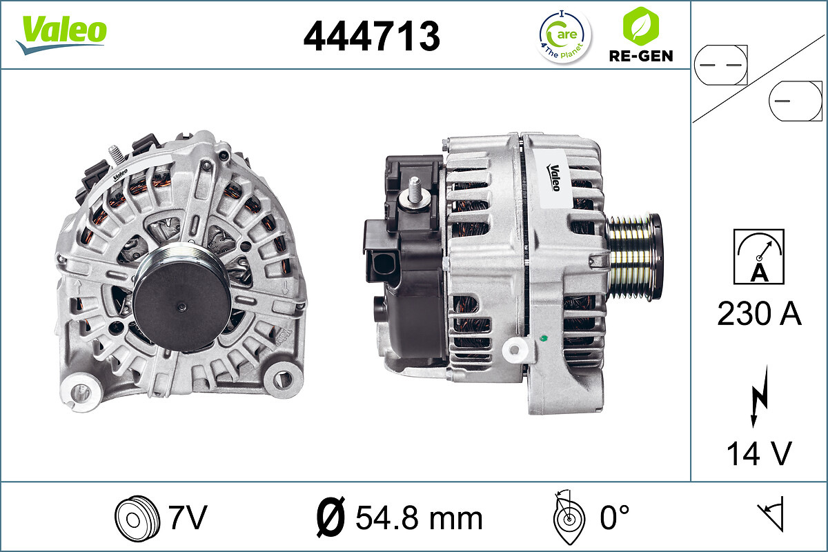 Valeo Alternator/Dynamo 444713