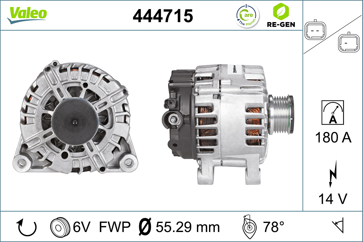 Valeo Alternator/Dynamo 444715