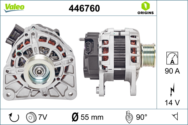 Valeo Alternator/Dynamo 446760