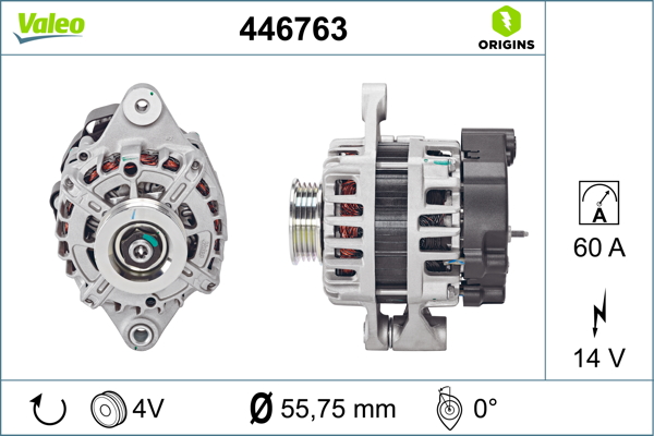 Valeo Alternator/Dynamo 446763