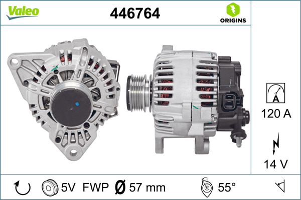 Valeo Alternator/Dynamo 446764