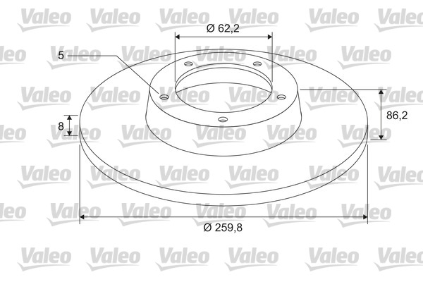 Valeo Remschijven 675414