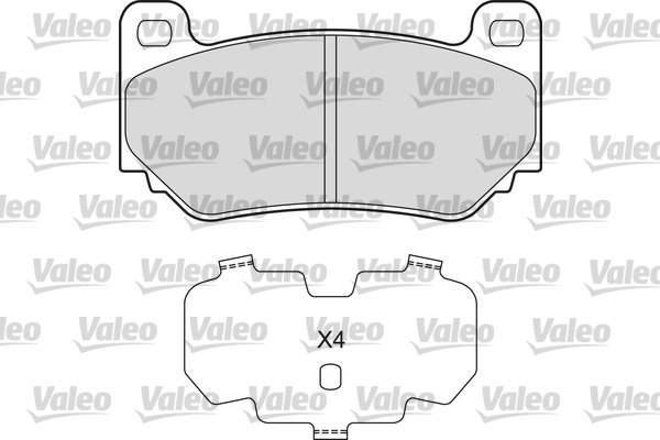 Remblokset Valeo 601661